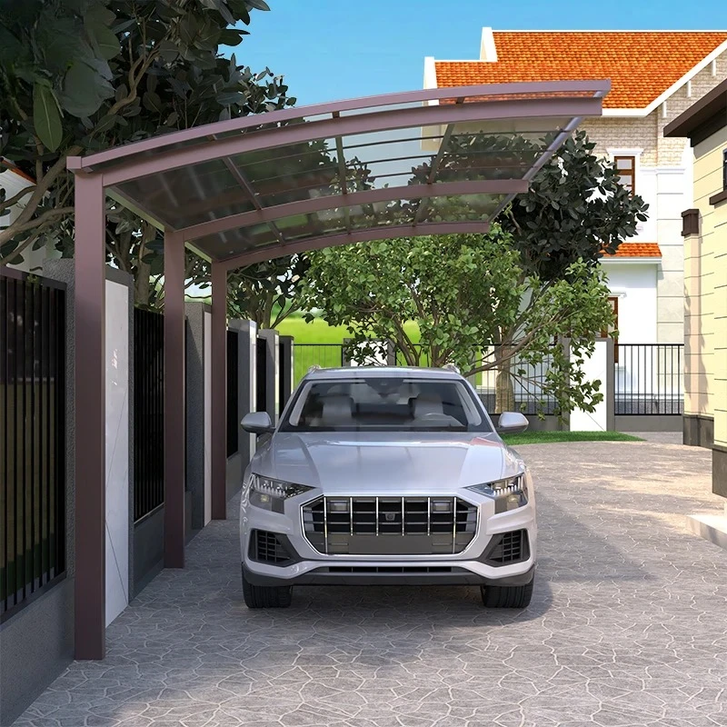 الألومنيوم منفذ السيارة الخارجي 3x6 أكشاك خيمة في الهواء الطلق حديقة فناء سقيفة معدنية المرآب Garaz Samochodowy Rv Carport #1