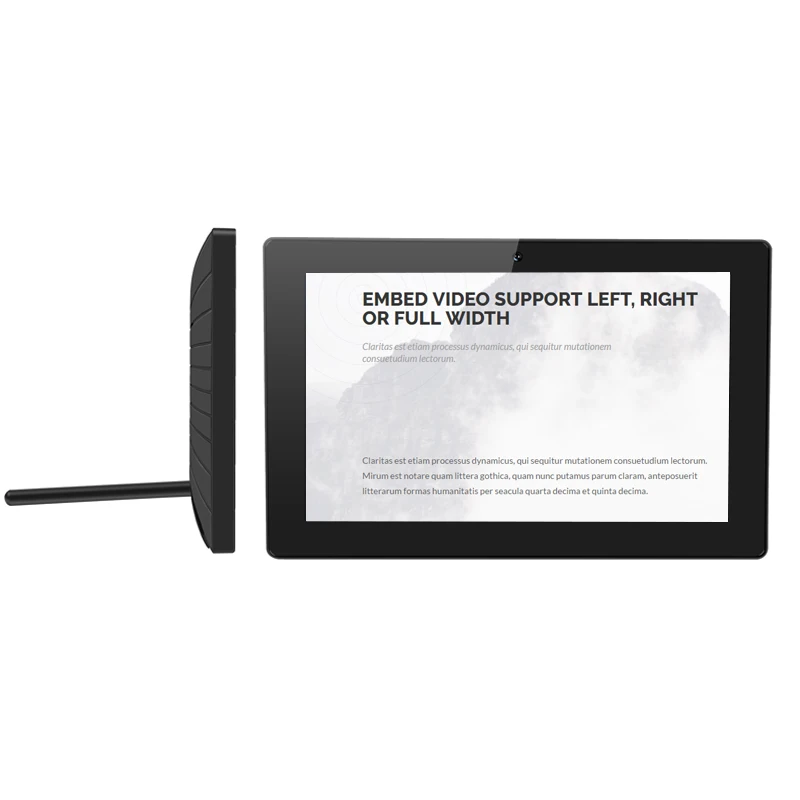 2026unique Portworld New YC-102P 10 Inch RK3566 RK3576 Android 13/14 Os Layar Digital di Samping Tempat Tidur Rumah Sakit