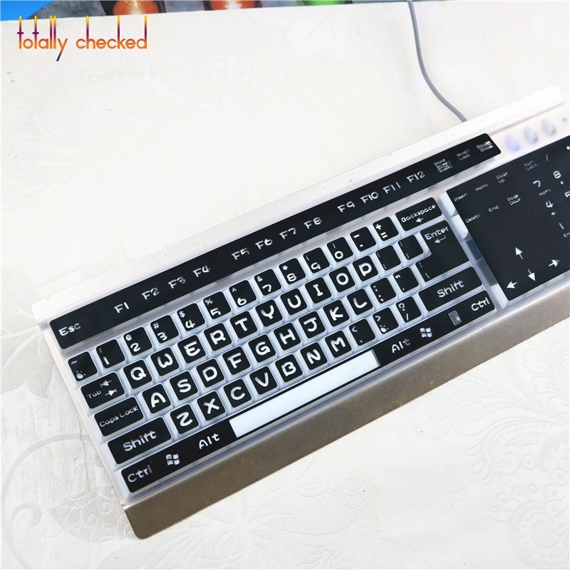 For Logitech MK275 G213 MK120 MK270 MK345 K120 MK520 RGB Desktop PC Mechanical Gaming Keyboard skin Silicone Keyboard Cover