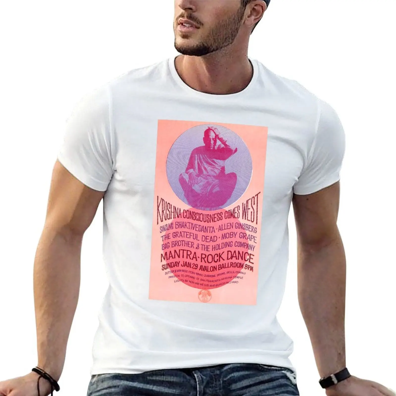

Retro Vintage Rock Poster, Vintage Music Poster, 1967 Mantra Rock T-Shirt man t shirt heavy cotton funny t shirts man T-Shirt