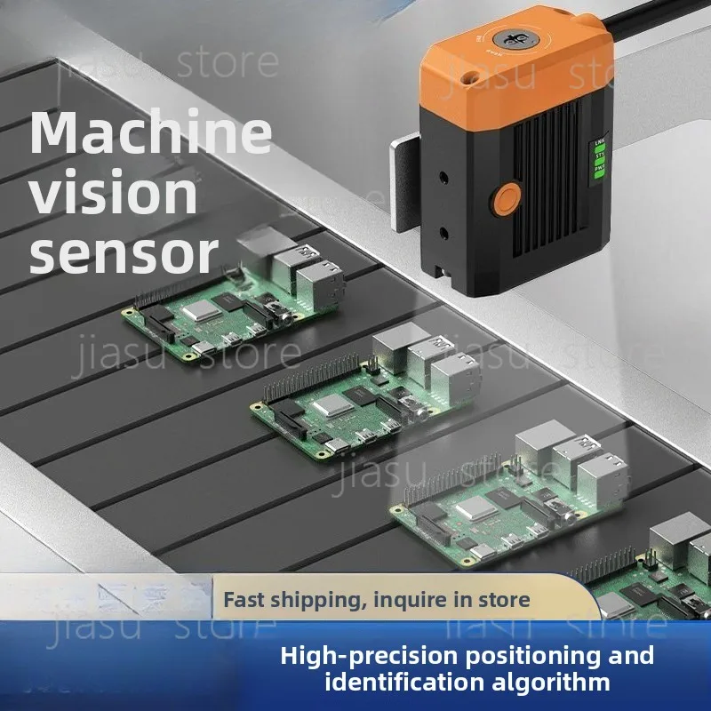 

AI Machine Vision Industrial Camera, Image Recognition Sensor for Pattern Color Detection & Object Counting
