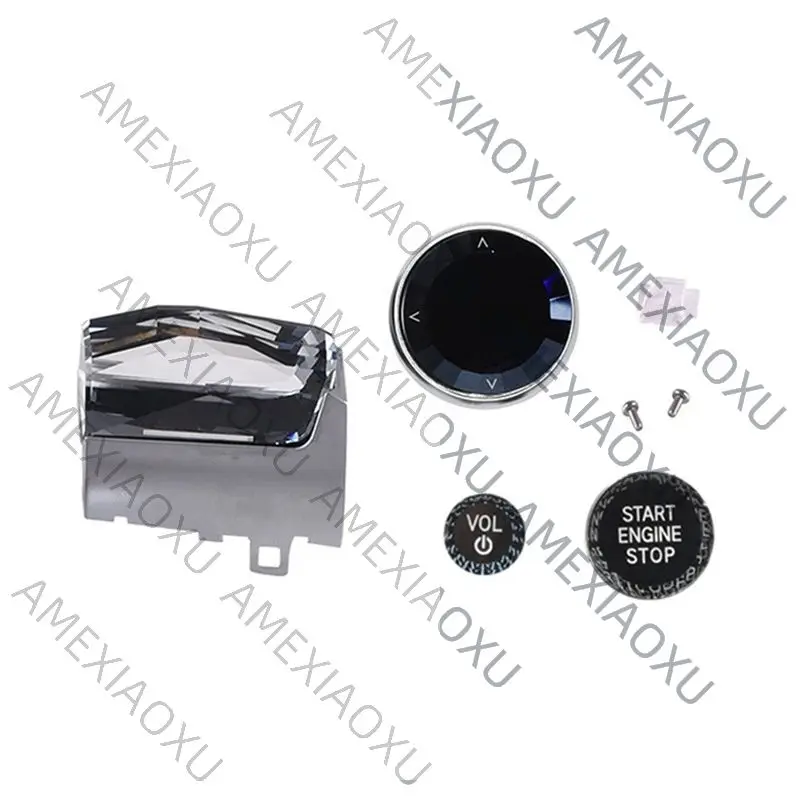 

AMEXIAOXU 4Pices Car Crystal Gear Shift Knob For BMW G20 G12 I3 I01 I7 G70 Ix3 G08 X5 G05 X6 G06 X7 G07 LHD Paddle Shifter Crys