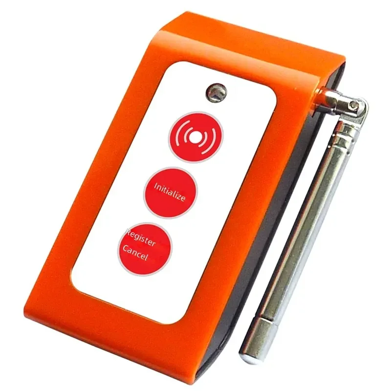 Mini Emergency Call Button and Alarm System for Elderly in Home Bathroom with 500m Coverage Area and Call Pager