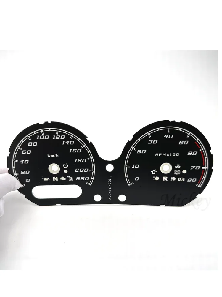 Motorfiets Snelheid wijzerplaat instrumentenpaneel snelheid berekening 220 KM/H Voor Harley-Davidson Glide Supreme Glide 2010-2021 - afbeelding 2