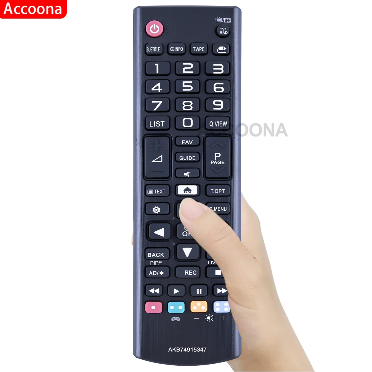 استبدال جهاز التحكم عن بعد ل 32LJ550B ، 32LJ550M ، 24LJ480U ، 24MT4 ، H6S2 ، AKB74915347