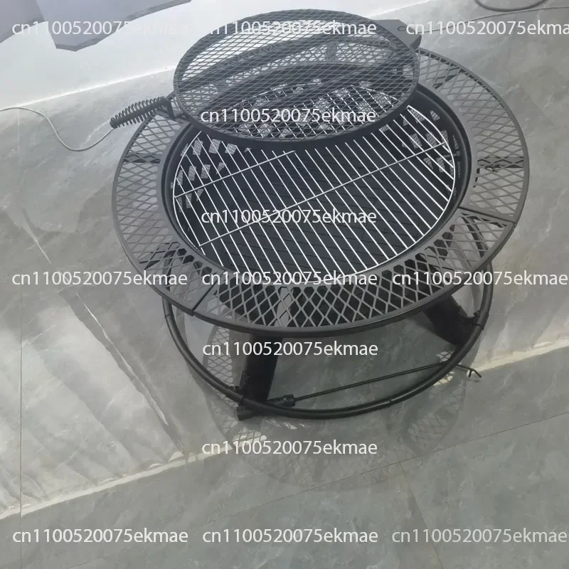 Outdoor Garden Round Grill Heating Firewood Fireplace Grill Carbon Brazier Heating Fireplace Bonfire