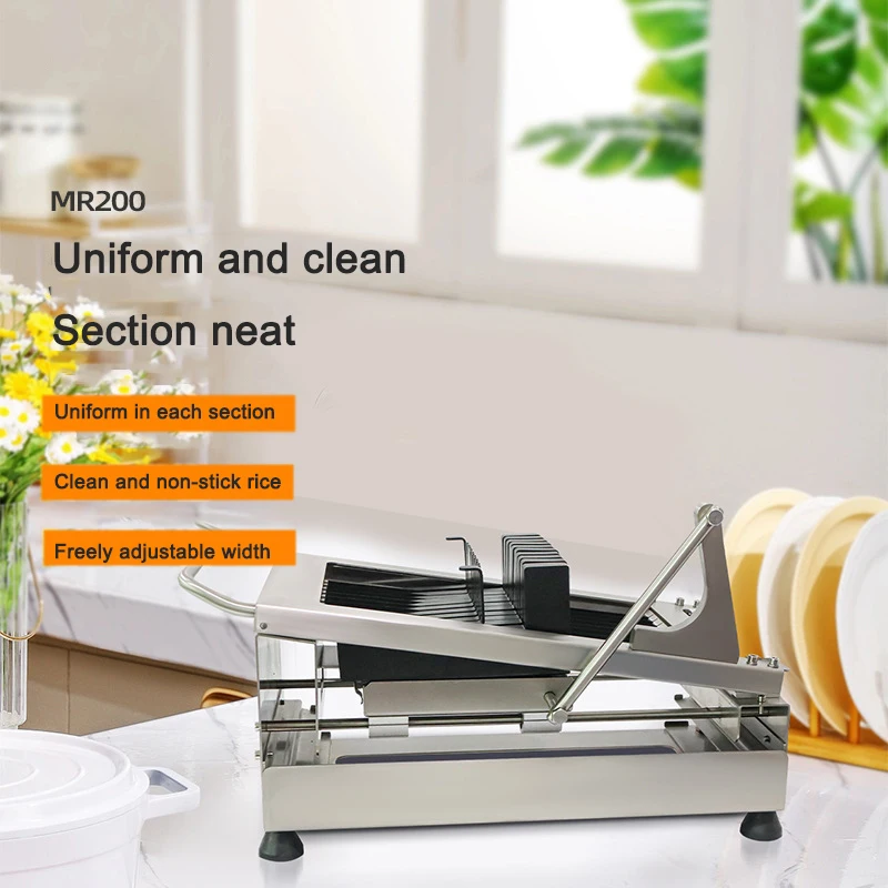 Manual type high Quality Sushi roll cutting machine stainless steel Korean seaweed roll cutter cheese slicer machine