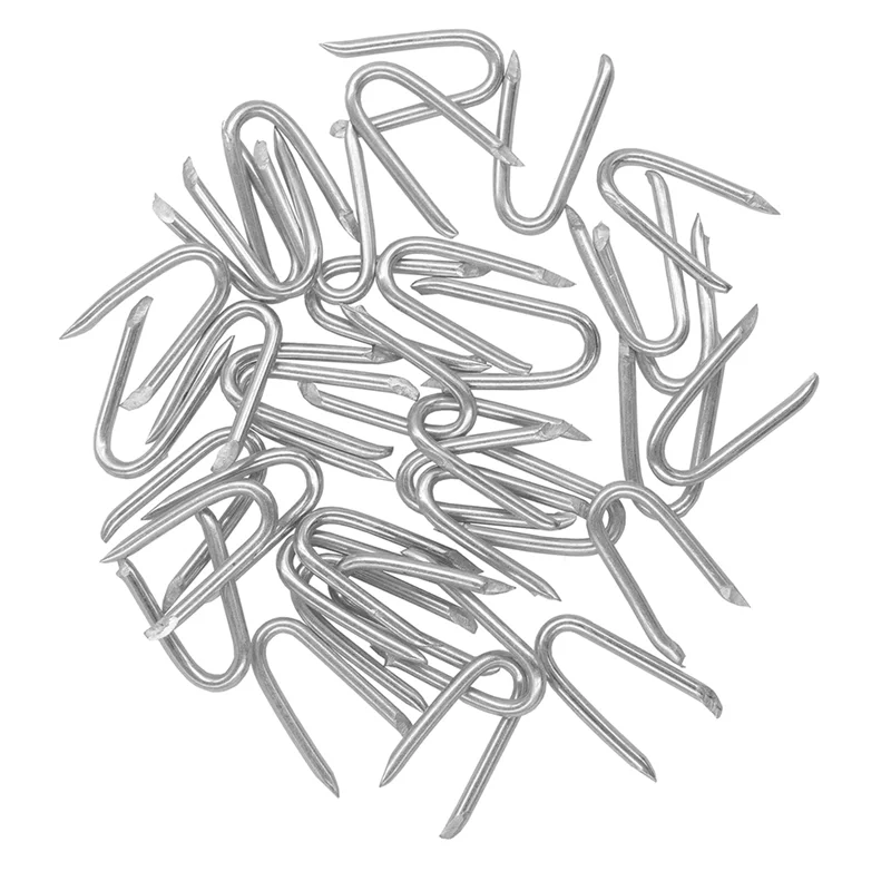 ABRB-200 grampos de cerca de fio de aço dos pces, pregos das fixadores em forma de u para a malha de arame e a esgrima tecida