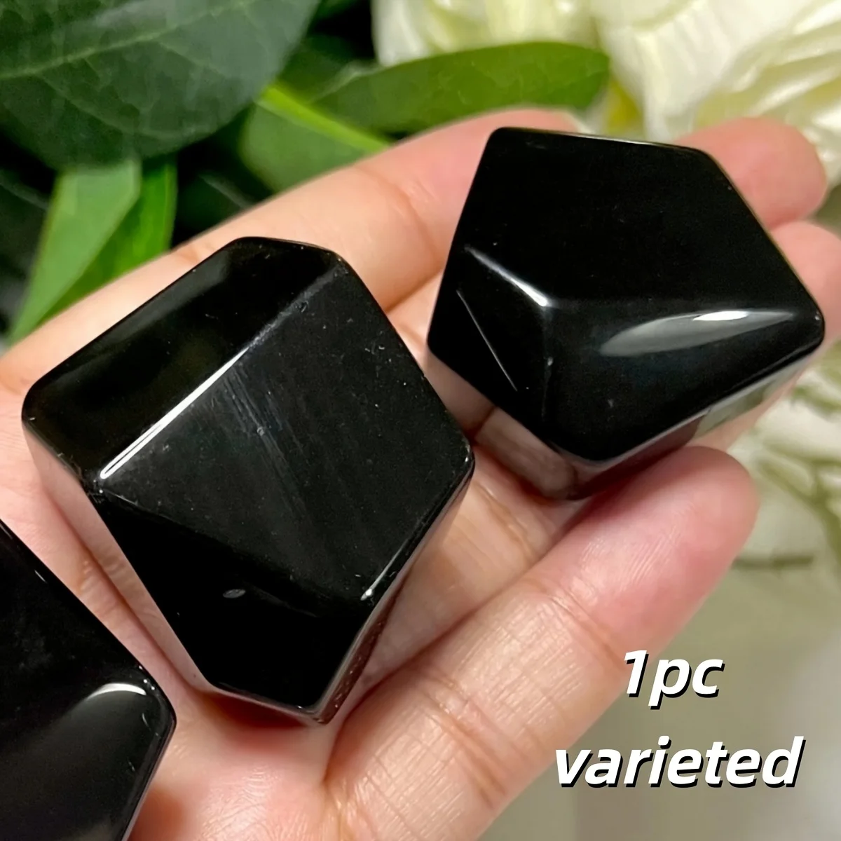 1 Stück Naturstein-Obsidian in Freiform, Bohemian-Stil, geeignet für Heim- und Bürodekoration, Mondneujahr, Ostern