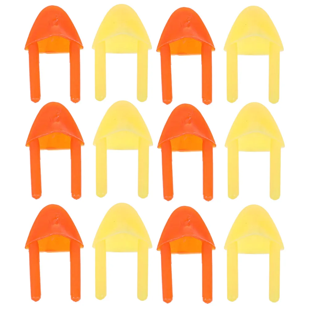

100 Pcs Fake Chicken Mouth Beak Accessories Plush Figure Toys Crystal DIY Plastic for Animal