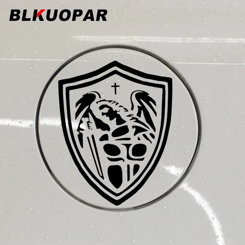 

BLKUOPAR Approval Of Jesus Christ Angel Sword Shield Personality Decal Waterproof Car Stickers Windows Trunk VAN Helmet Styling