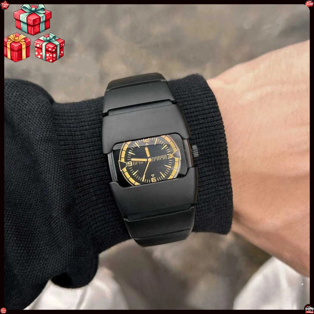 y2k-ヴィンテージアーマーウォッチメンズ防水クォーツレトロインスタイルハイエンドファッション時計