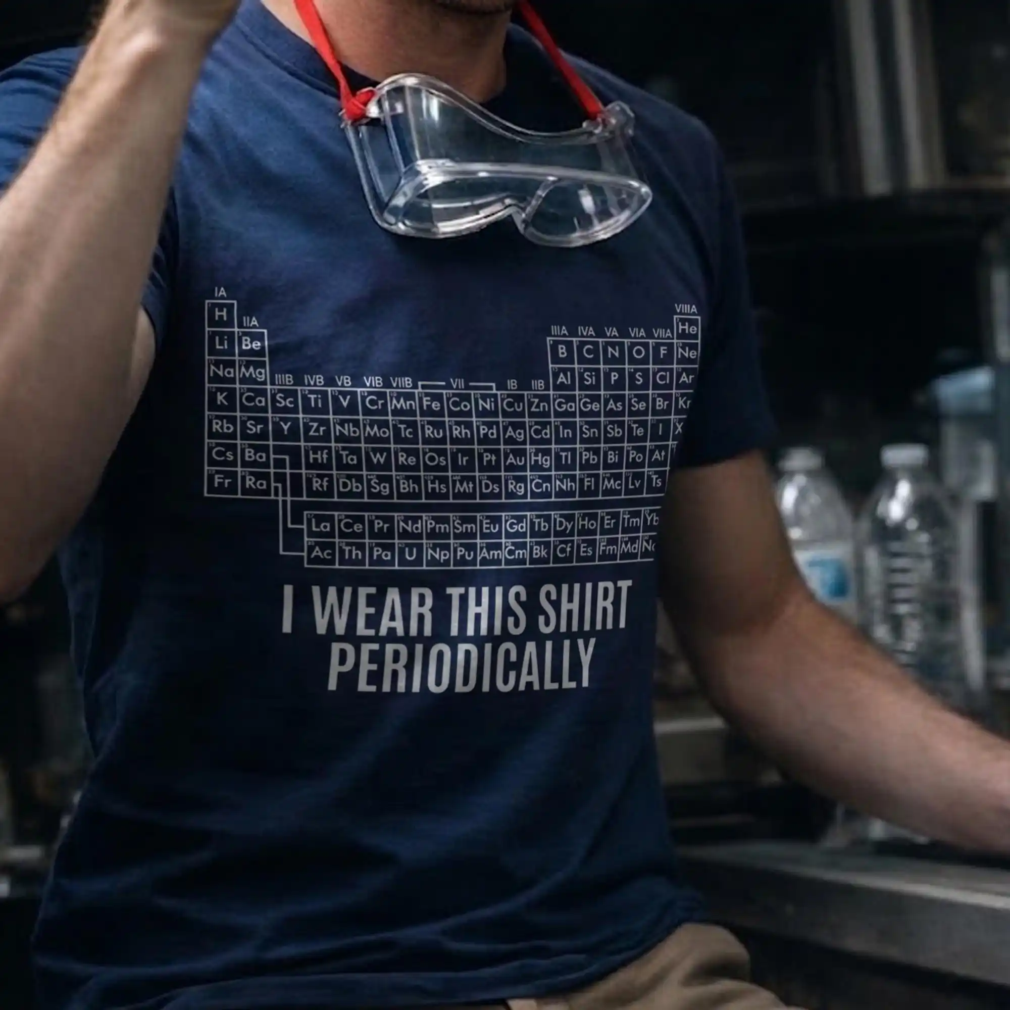 Periodic Table Shirt, Science Nerd Tee, Funny Chemistry Shirt, Geek Gift Idea, I Wear This Shirt Periodically