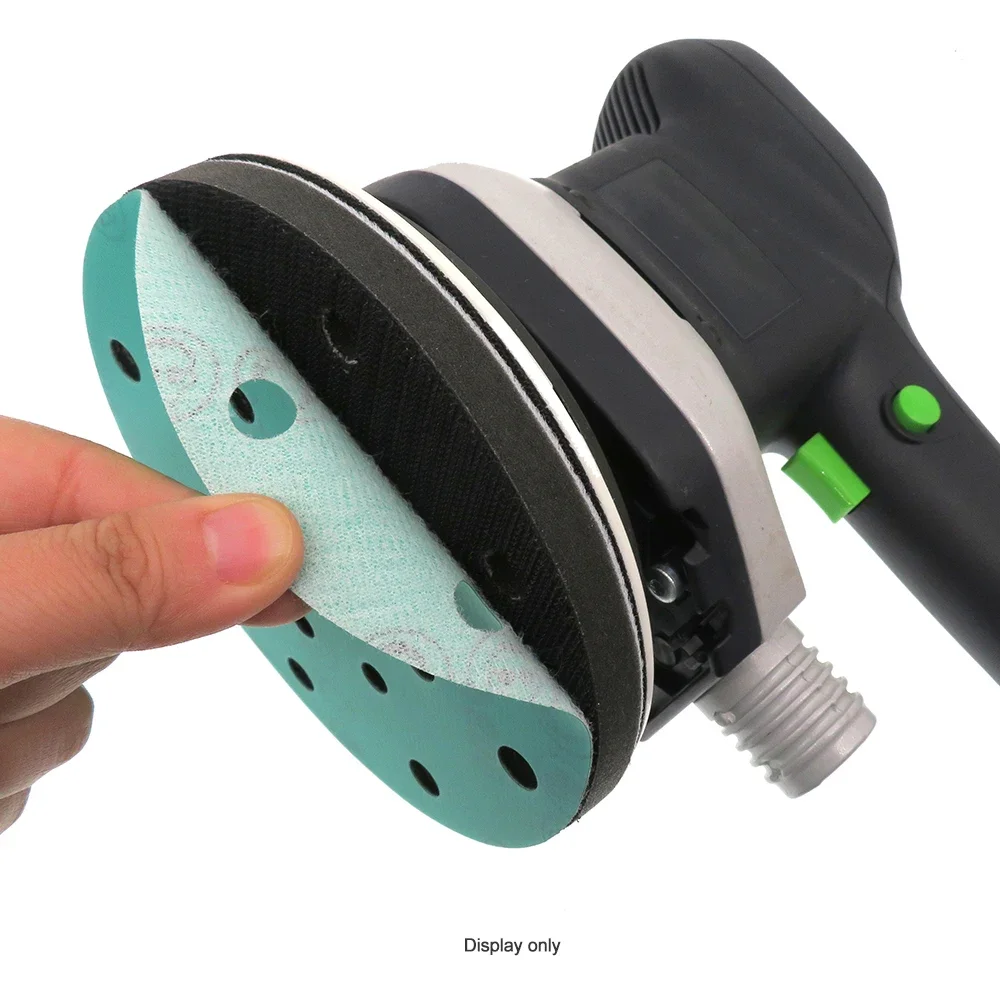 60-2000 Grit Hook and Loop Lixar Disco, Lixadeira Orbital Festool, Carpintaria, Lixa Automotiva, 6 Polegadas, 17 Buracos, 150mm, 20Pcs