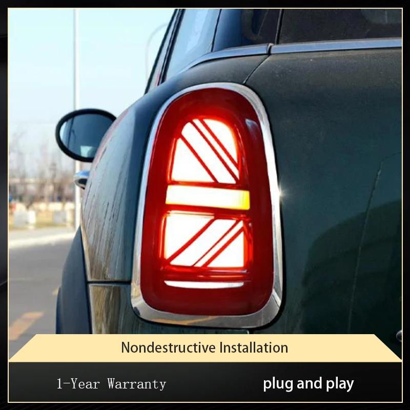 Car Taillight Styling For BMW MINI Countryman F60 2016-2020 Rear DRL Tail Lamp LED Brake Auto Daytime running lights Accessories