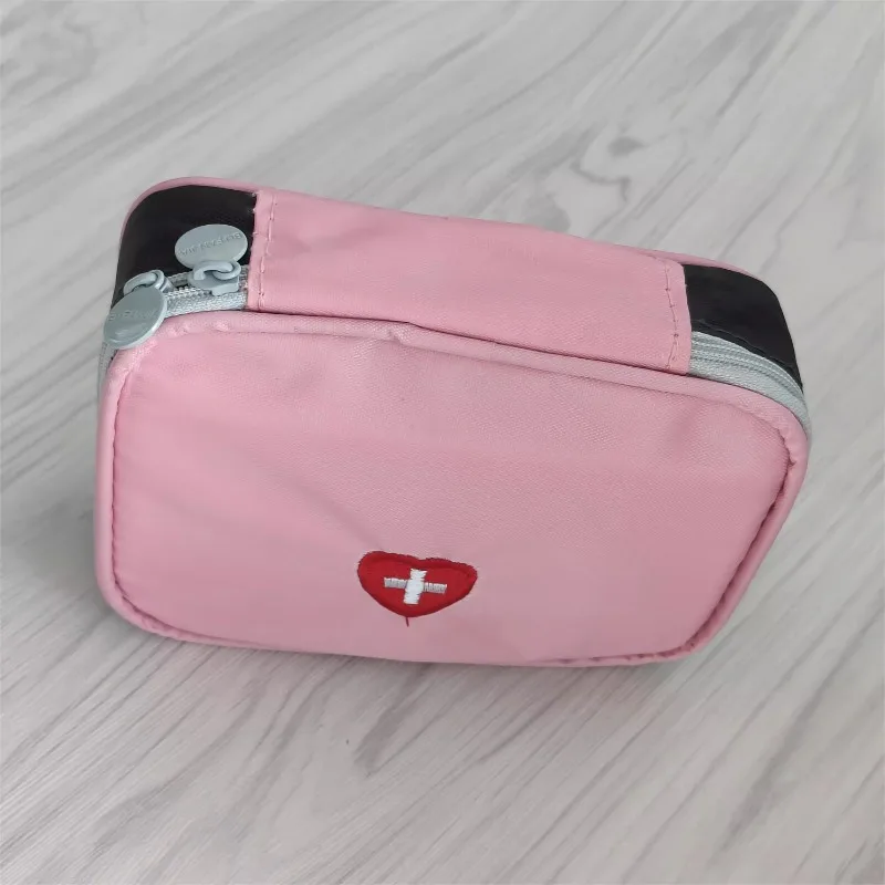 تخزين مريح للسفر على شكل قلب ولطيف، مجموعة أدوات الإسعافات الأولية في حالات الطوارئ، مجموعة أدوات طبية صغيرة للوقاية من الأوبئة #4