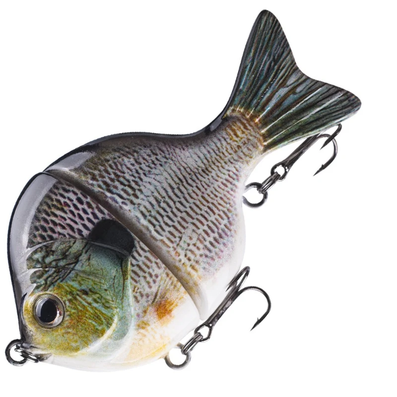 

2pcs 9CM 34.5G Fishing Lure Shallow Crank Artificial Bait Jointed Swimbait Floating Bass Tackle Sunfish Fishing Bass Lures