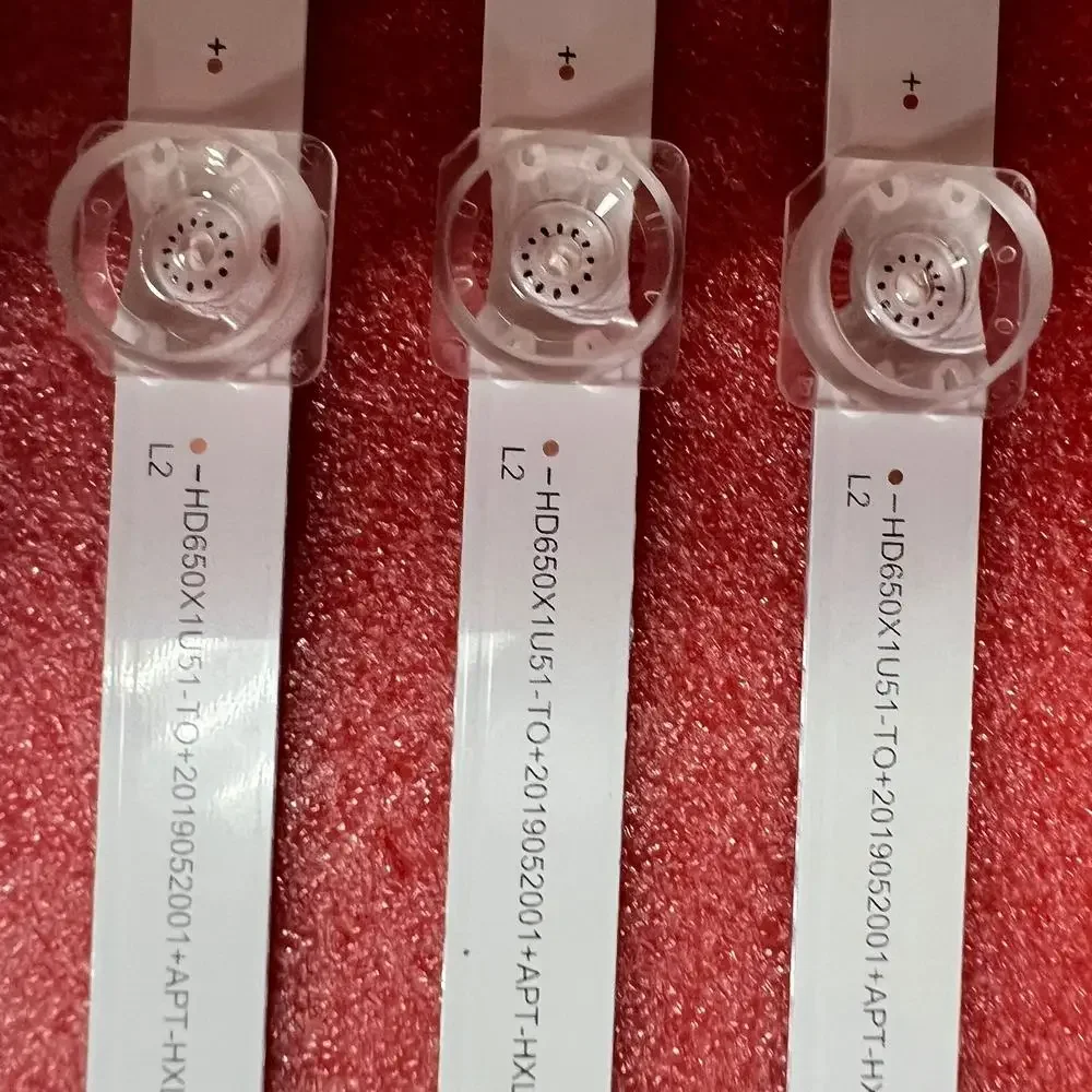 8LED LED Backlight strip For Hisense 65A6100FS HZ65E3D HZ65A56E 65A6G HD650X1U51-T0L3 SVH650AK7 ZD_SSC_D650_6X8