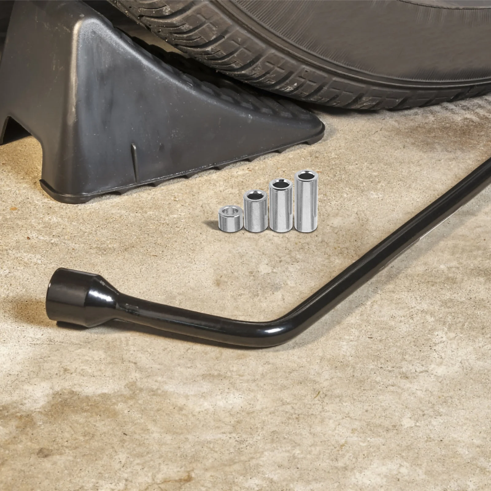 

4Pcs Electric Vehicle Axle Sleeve Motorcycle Front Wheel Iron Bushing 12Mm Inner Diameter Roller Axle Bushing