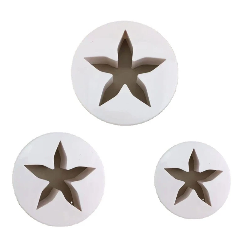 Biscuit Cutter Five-pointed Star Shaped Fondant Moulds Cake Decorating Tools