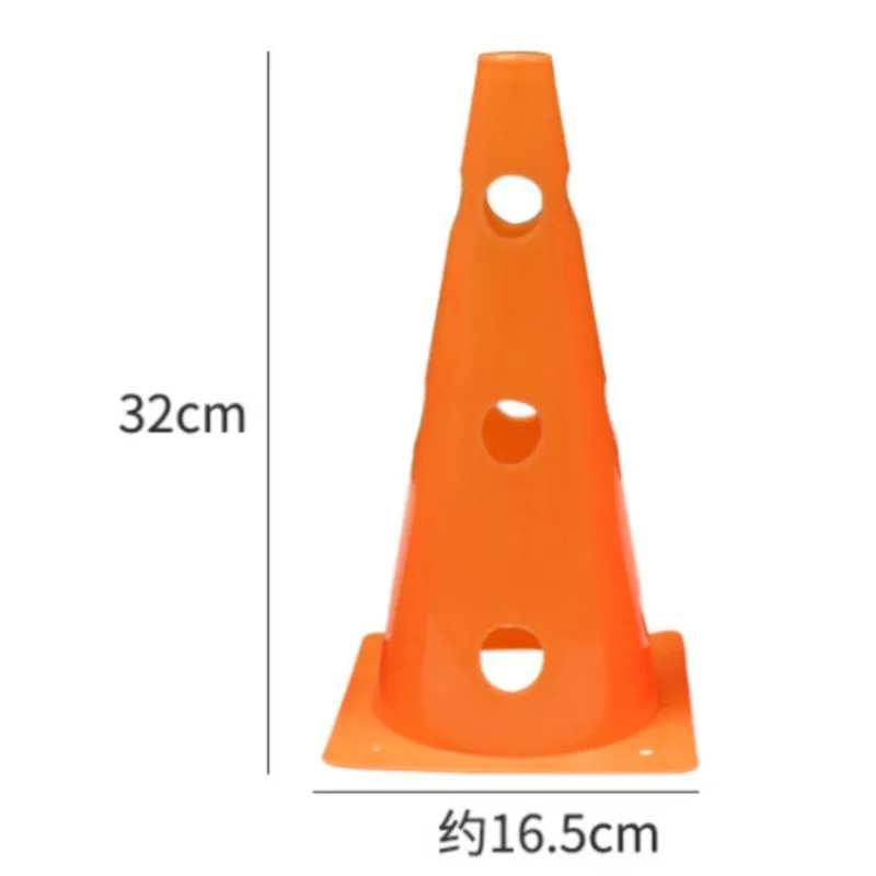10 قطعة 32 سنتيمتر علامة مثقوبة برميل العقبات الطريق المخاريط المتاريس كرة القدم كرة السلة معدات التدريب