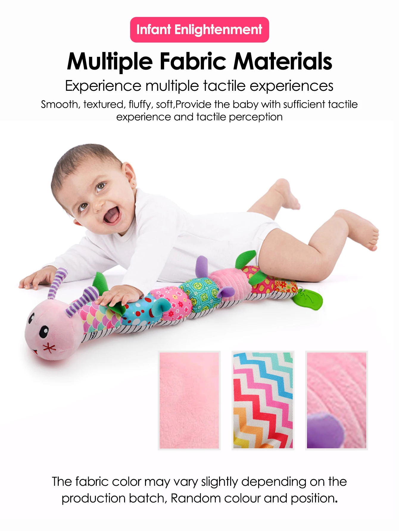 Chocalho do bebê musical lagarta worm macio infantil brinquedos de pelúcia educacional interativo brinquedo sensorial para bebês recém-nascidos presente da criança