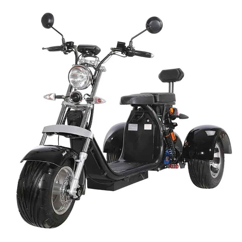 

Fat Tire Electric Scooter Mobility Motocicleta Electric Tricycle 1000w Three-wheel Scooter