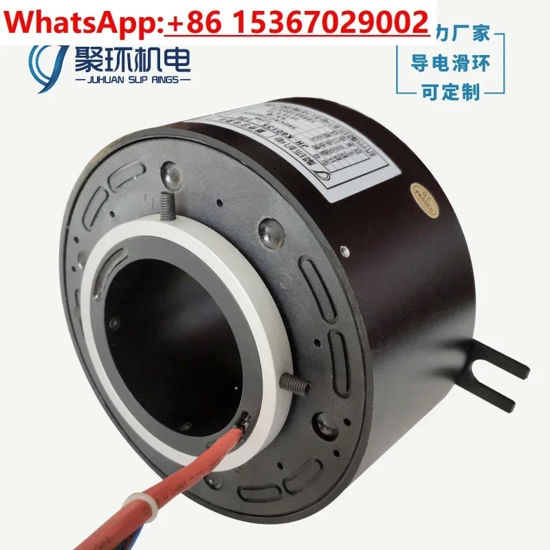 Inner hole 60 Precision conductive slip ring 2-way to 24-way wire rotary joint Brush carbon brush collector ring
