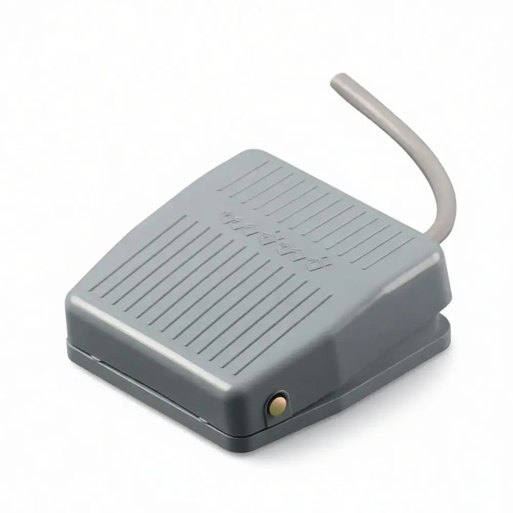 Durable Dual Pedal Switch TFS 201 Aluminum Body Industrial Machine Control Signal Device Ergonomic Foot Operation