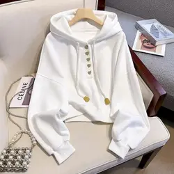 Spring Autumn Trend Hoodies Women Design Style Fashion Hoodie Loose Casual Hooded Pullover Sweatshirts Korean All-match Thin Top