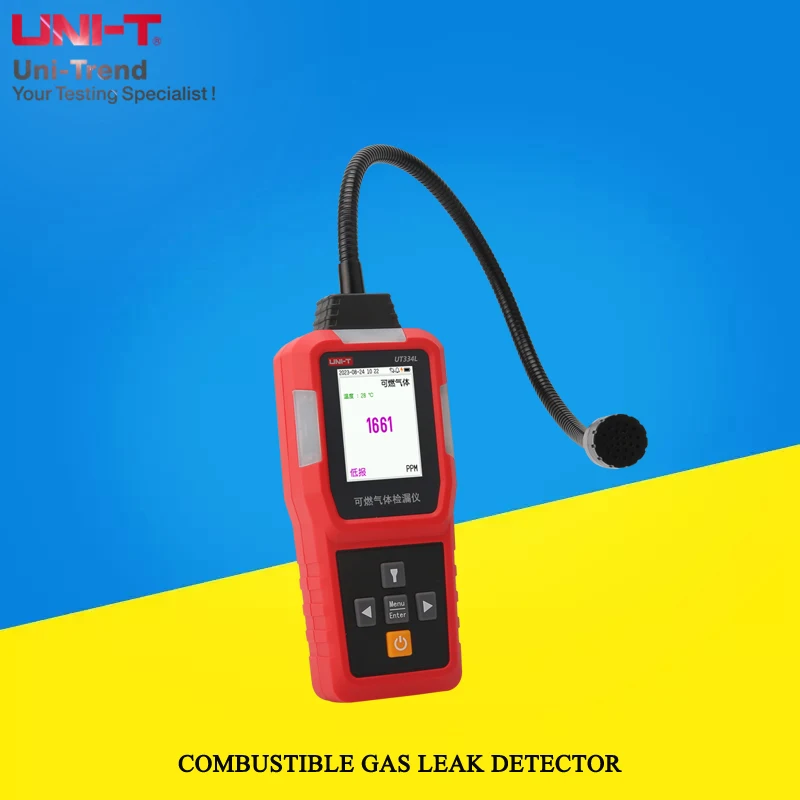 

UNI-T UT334L Handheld Highly Sensitive Explosion-Proof Digital Combustible Gas Leak Detector/Environmental Gas Leak Detection