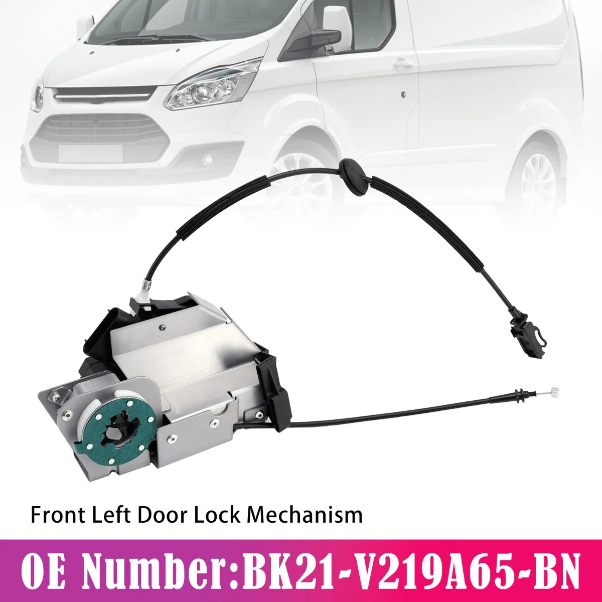 Car Left Door Lock Mechanism BK21-V219A65-BN For Ford Transit Custom MPV Bus 2012- Replacement Accessories