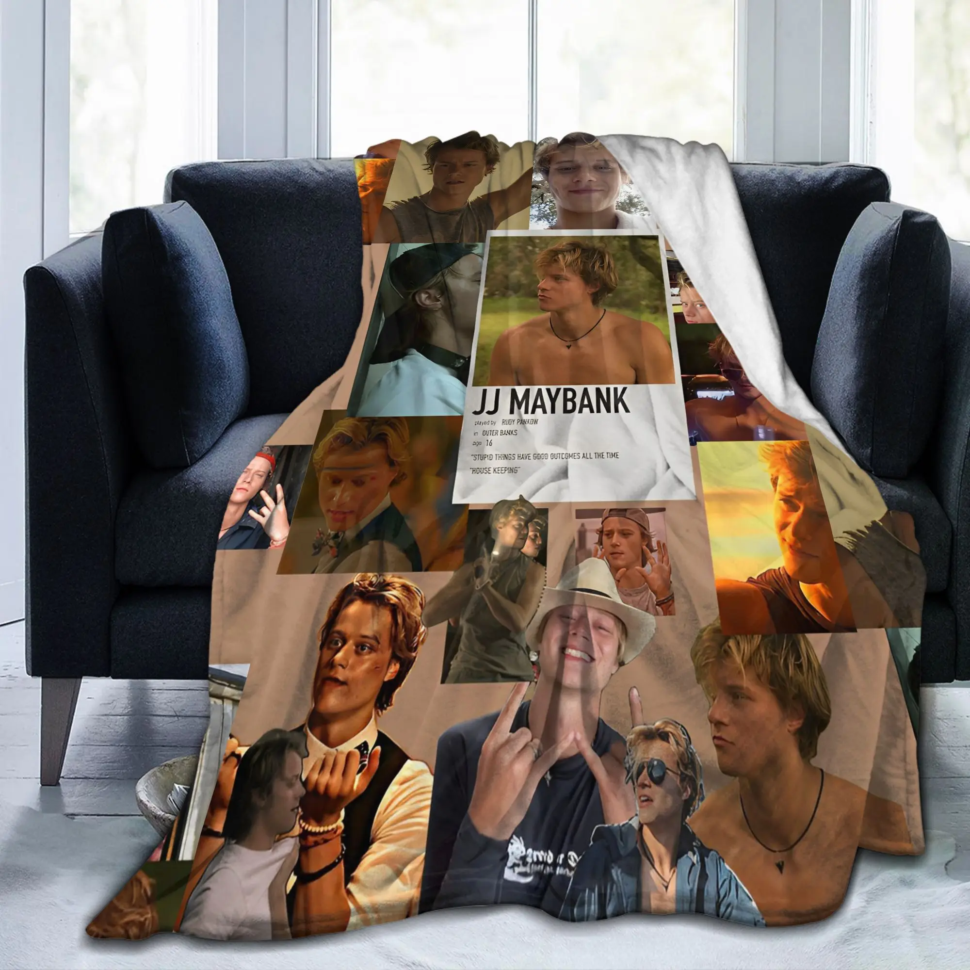 رودي بانكو JJ Maybank البطانيات المرجان الصوف أفخم الشتاء متعددة الوظائف خفيفة الوزن رقيقة رمي بطانية للسرير الأريكة لحاف #6