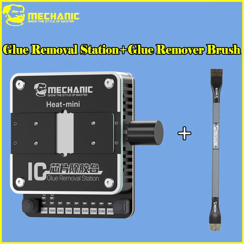 

MECHANIC Portable Anti Static Chip BGA Glue Removal Station Heat-mini Fast Heating Soldering Repair Tool for Electronics