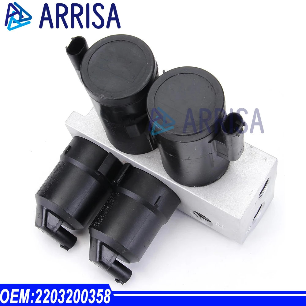 2203280031 2203201258 2203200358 Suspension Air Compressor Valve Block For Mercedes Benz W220 S600 CL500 S43 2003 2004 2005 2006