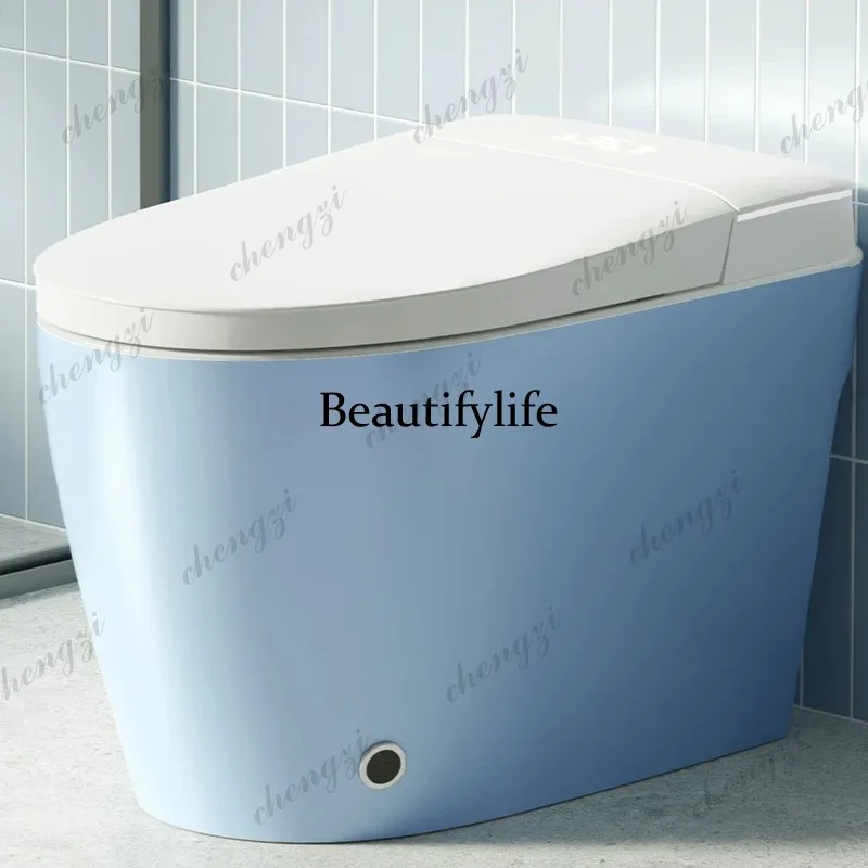 H134 smart toilet automatic flip integrated siphon toilet