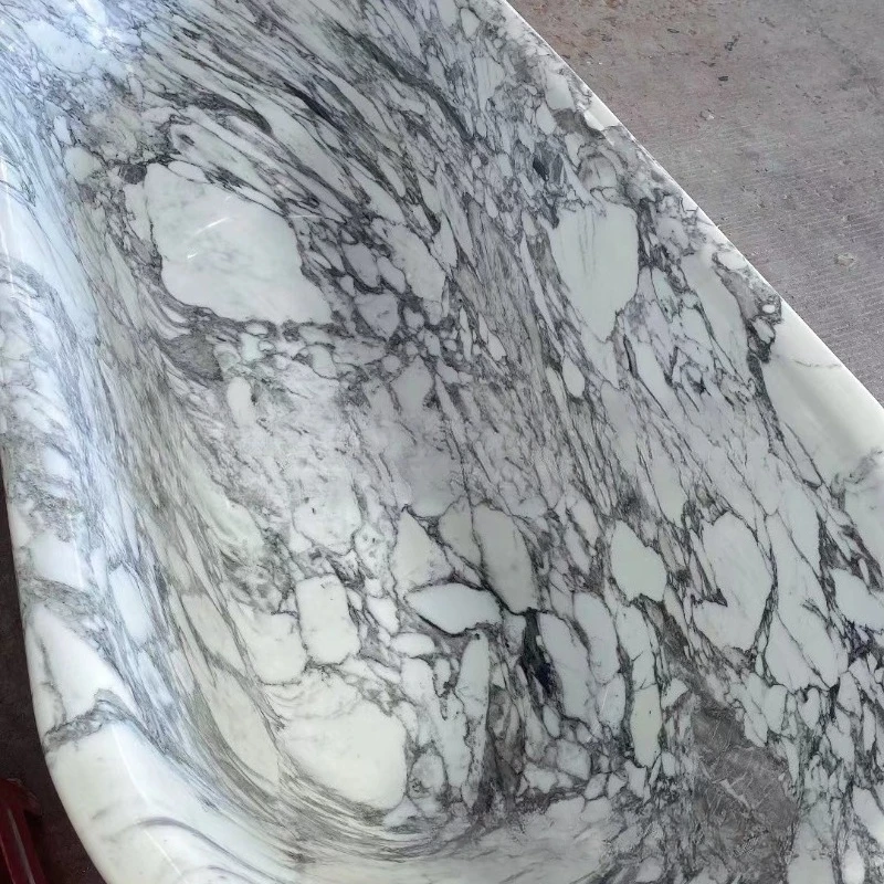 Natural marble bathtub available