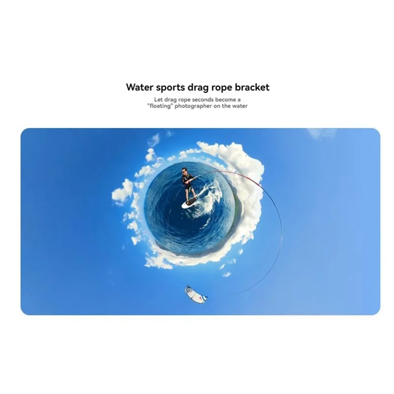 

Durable-Towline Bracket For Insta360 X4 Watersports Towline Bracket Fully Invisible Third Person Surf View Accessories