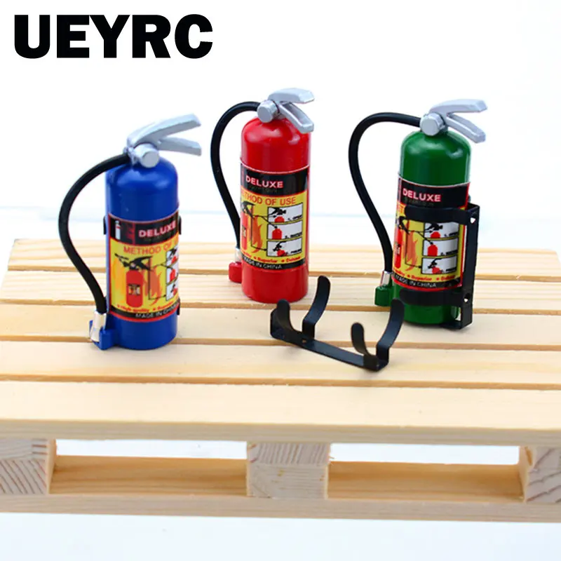 Simulated Mini Plastic Fire Extinguisher Decorate for 1/10 RC Crawler Car Traxxas Trx4 Defender RC4WD D90 Axial Scx10 Yikong Rgt