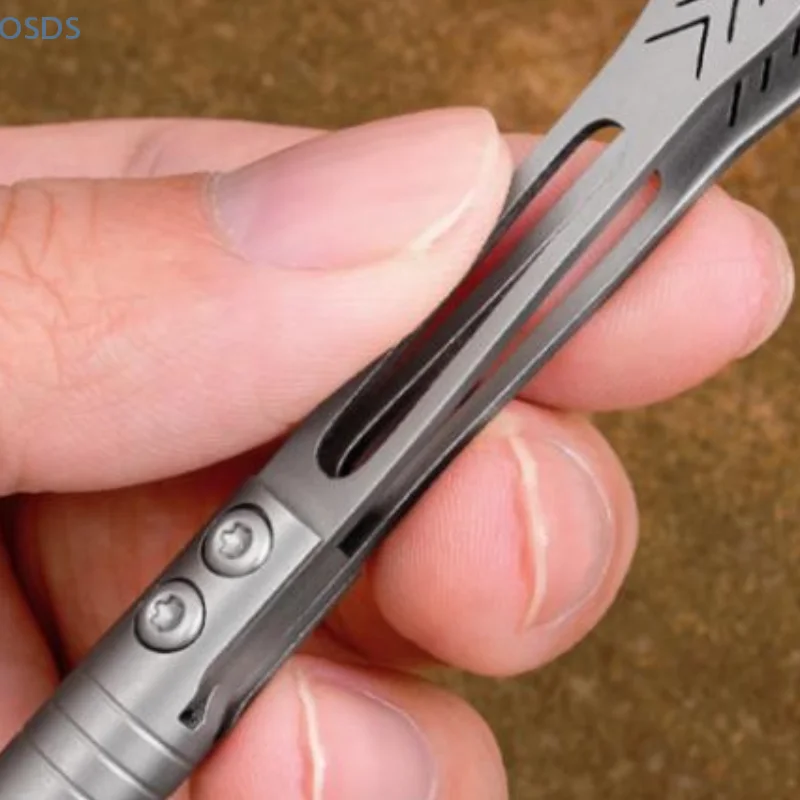 

TC4 мини-пинцеты из титановой стали, многофункциональные с защелкой, штопор, брелок с ЧПУ, зажимы, EDC, уличный инструмент