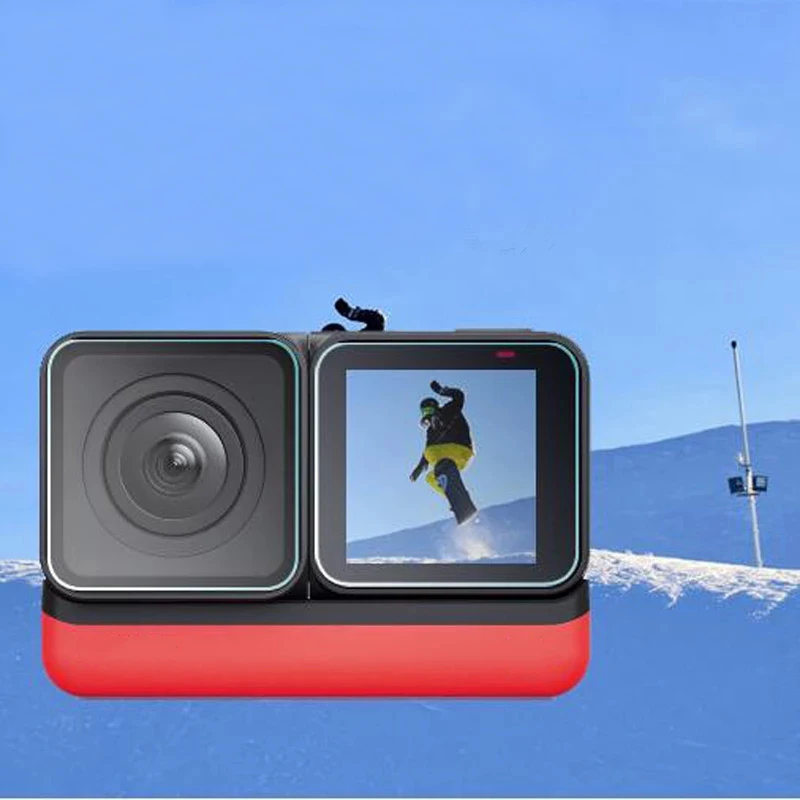 Protector de pantalla de vidrio templado para insta360 ONE RS R, 1 juego, para insta 360 ONE R RS