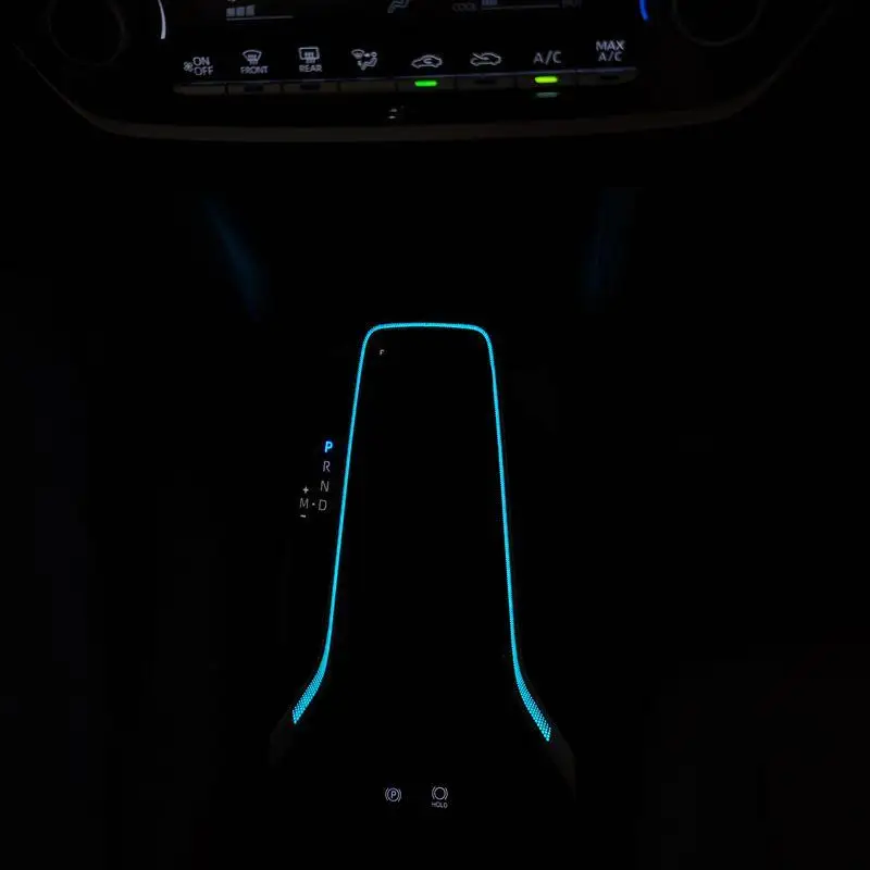 For Toyota Corolla CROSS /Altis 2019-2025 E210 Car LED Central Cup Holder Atmosphere Ambient Light Interior Decorative Lamp