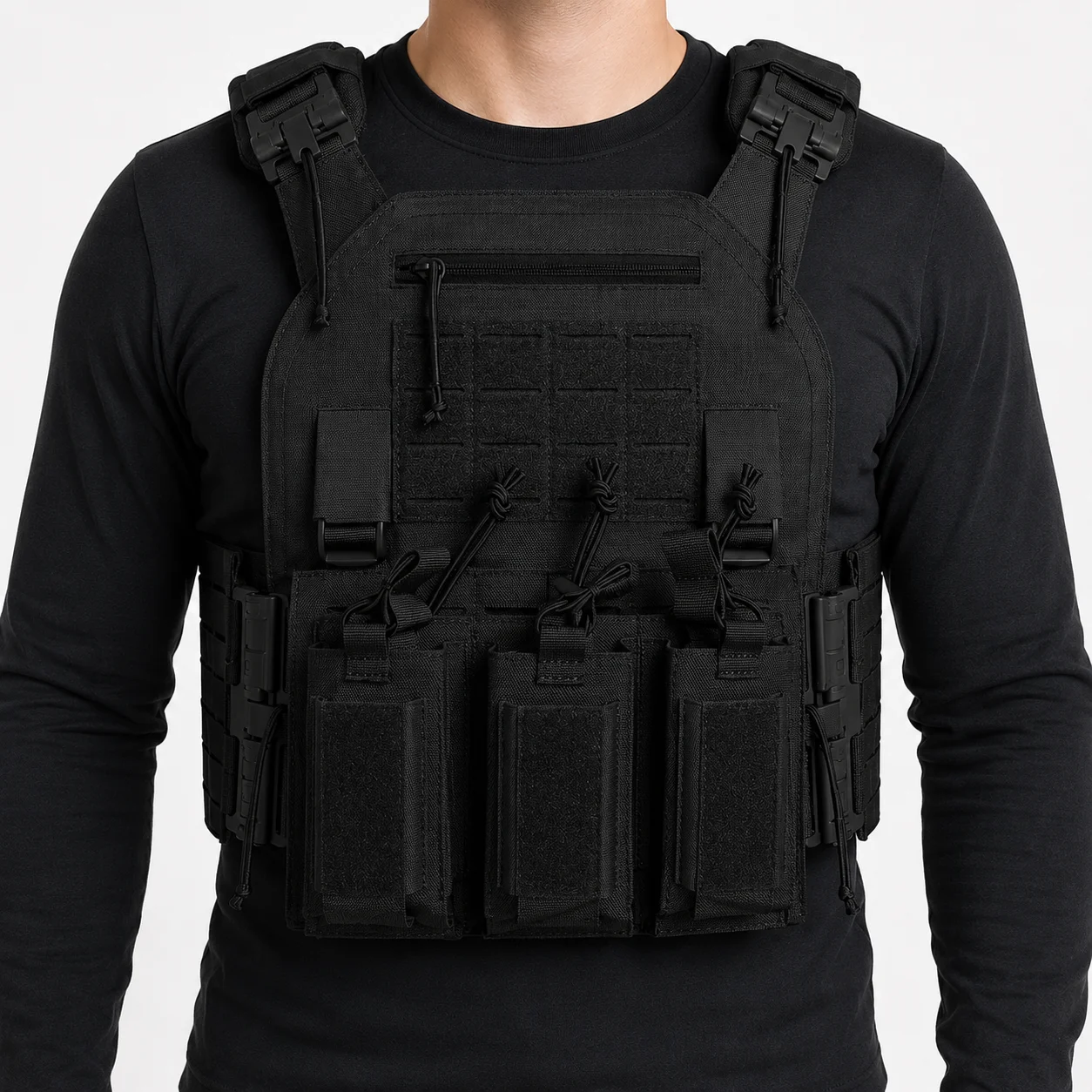 Hunting Outdoor Wear - Wear-resistant Quick-Release Laser-Cut MOLLE System Outdoor