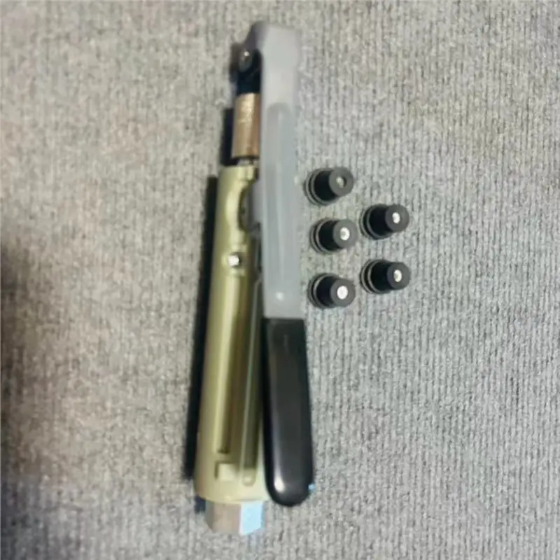 M11K-Sandblasting Gun With 5Pcs Replacement Nozzles- Rubber Tips In 2/2.5/3/3.5/4.5Mm Sizes