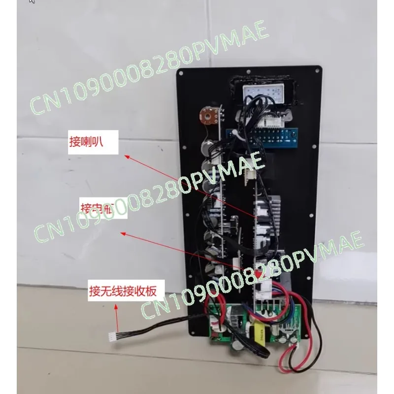12V battery 220V high-power square dance power amplifier board portable tie rod mobile speaker power amplifier board
