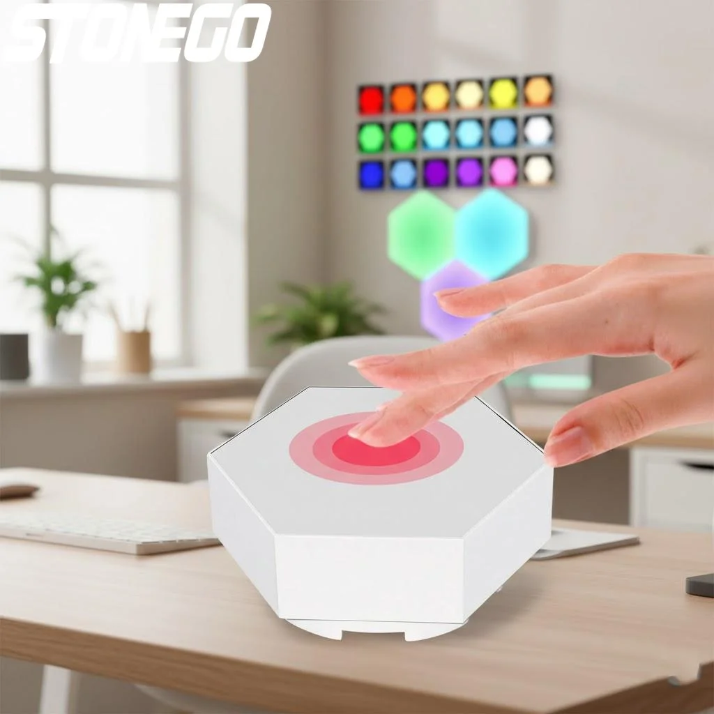 

Светодиодная RGB-лампа для создания атмосферы, креативный настенный светильник с ослепительными цветами для уютного пространства