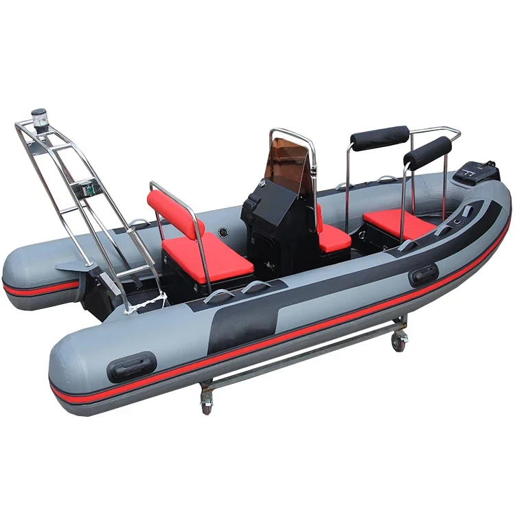 Luxury 14ft RIB-430B Sport Yacht Inflatable 430 Rib Boat for Entertainment and Drifting for Ocean Adventures