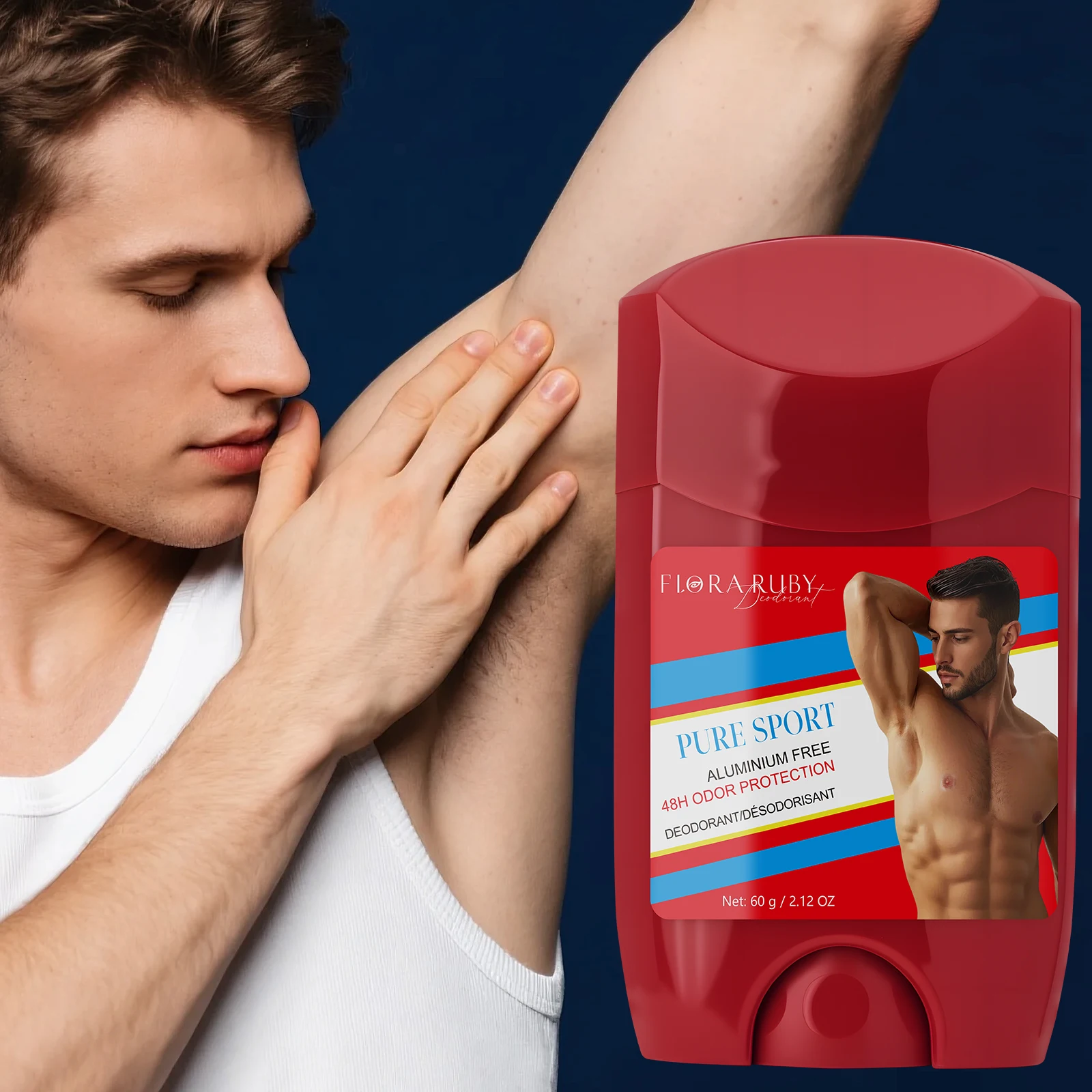 مزيل رائحة الجسم من Old Spice يزيل رائحة العرق للرجال خالي من الألومنيوم، عالي التحمل، دفاع العرق وحماية الرائحة، نضارة، رائحة رياضية نقية #1