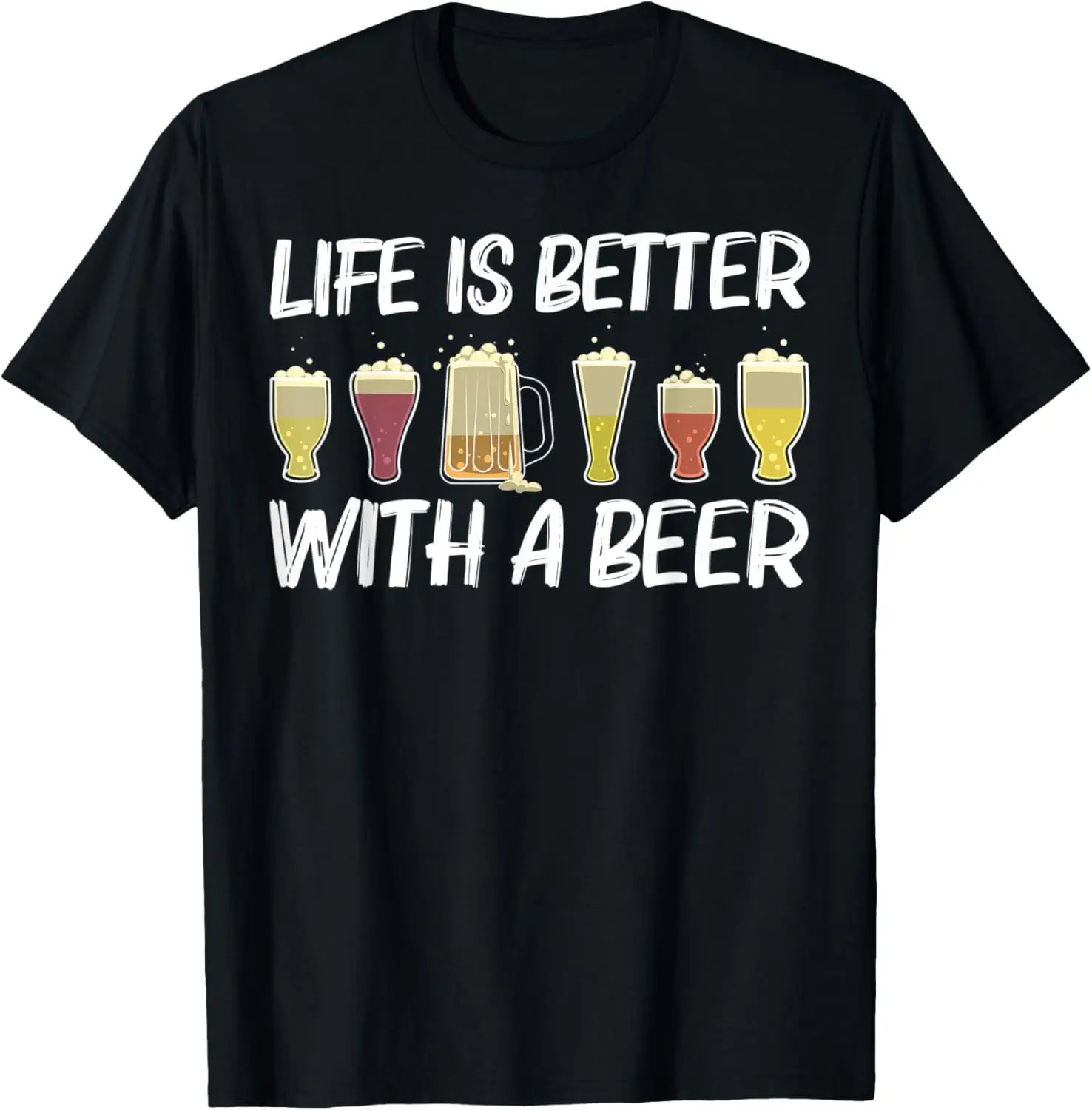 Funny Beer Gift For Men Women Beer Drinker Beverage Lovers T-Shirt