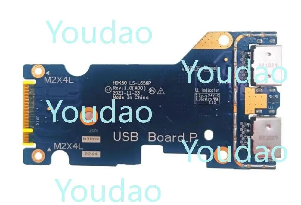 New 2P0CY 02P0CY LS-L656P For Dell G15 5520 5521 USB Board IO Board Module